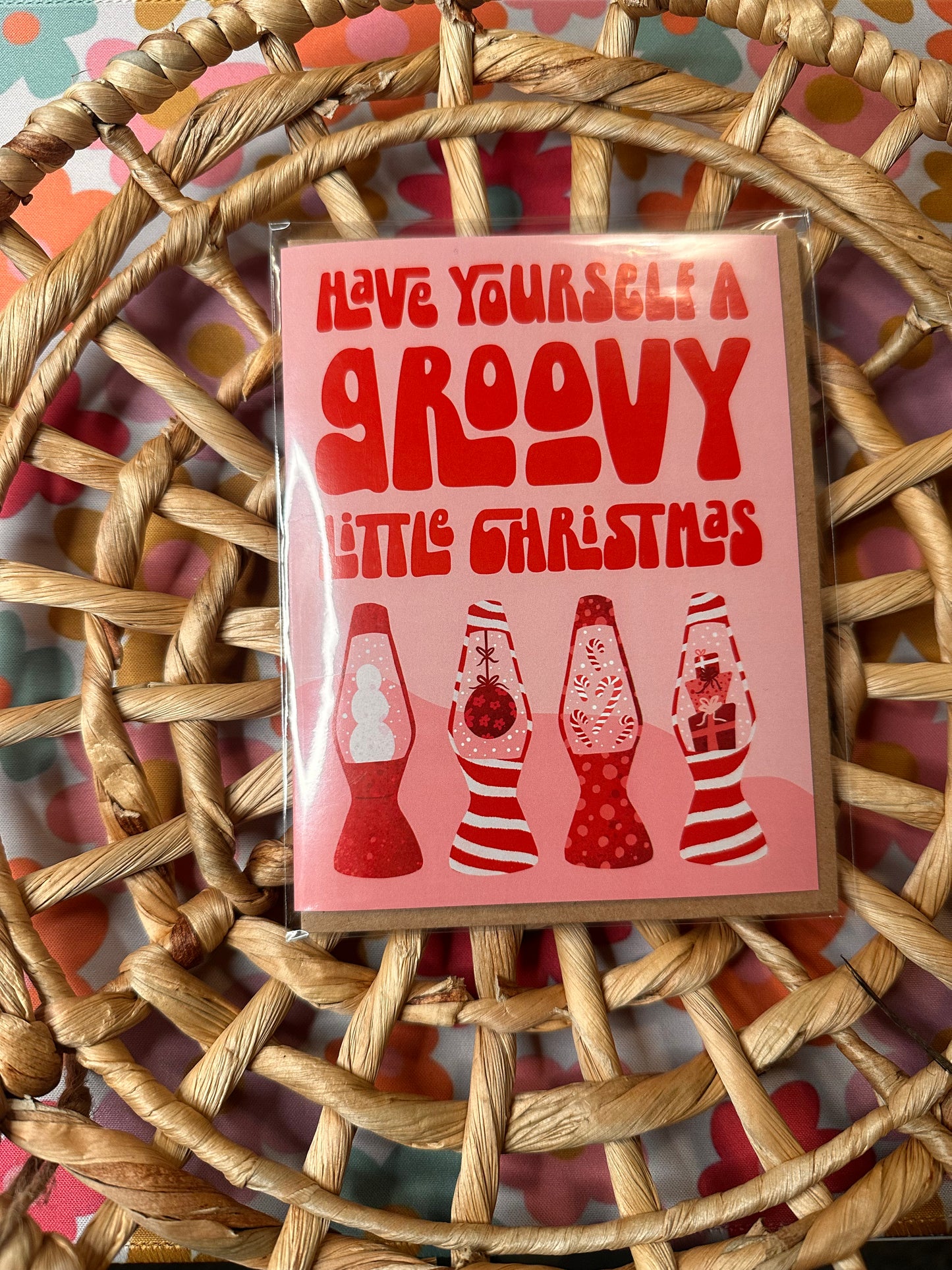 "Have Yourself a Groovy little Christmas " Greeting Card